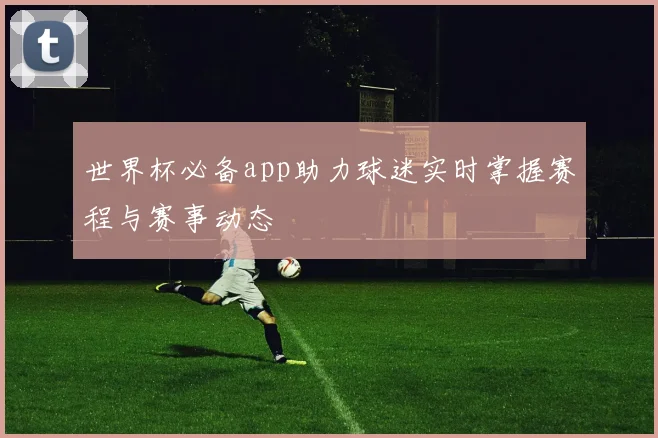 世界杯必备app助力球迷实时掌握赛程与赛事动态